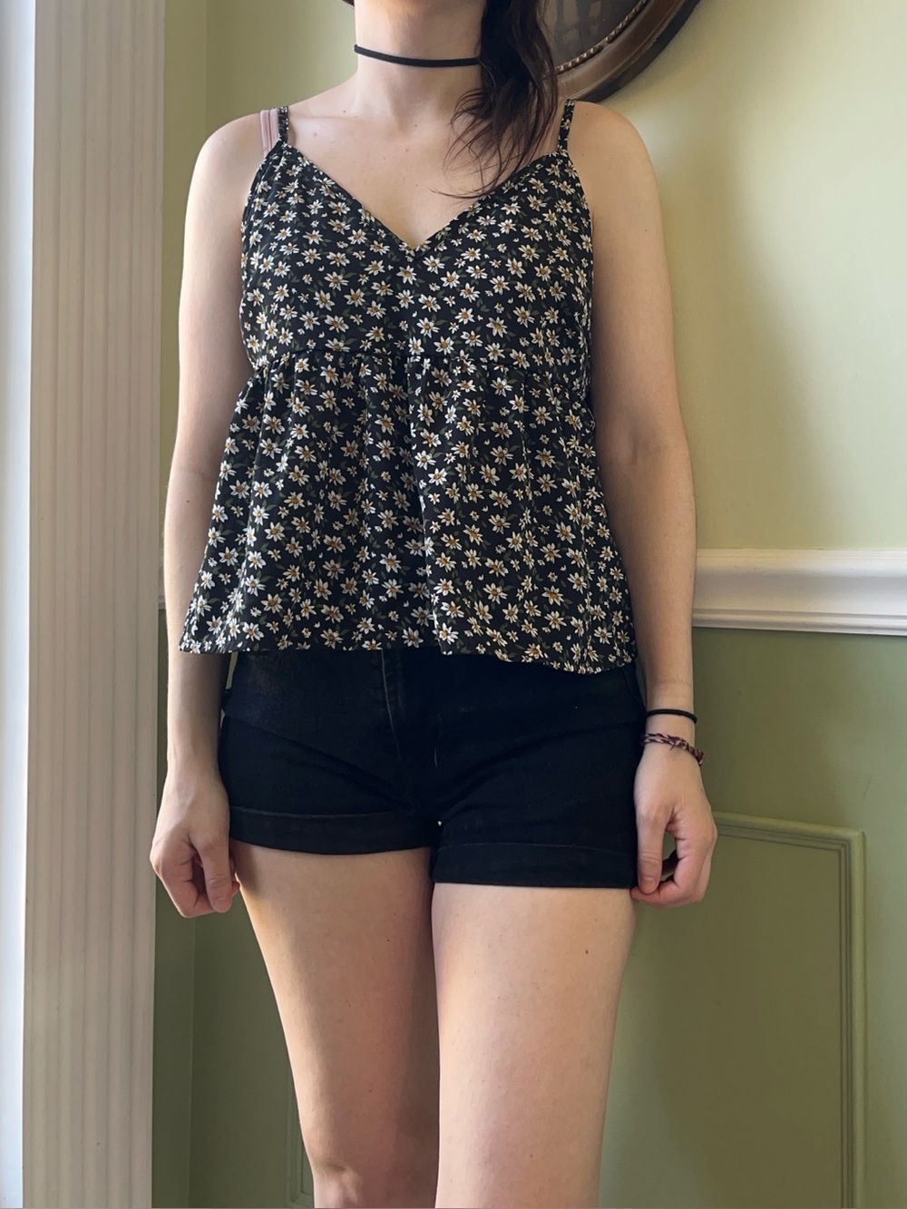 SHEIN floral tank top